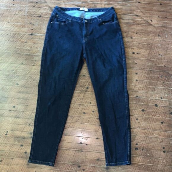 Sene dark wash straight leg high waist normcore 36 air jeans - Picture 1 of 4